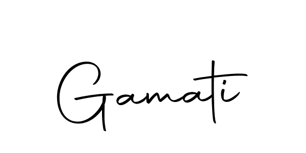 Similarly Autography-DOLnW is the best handwritten signature design. Signature creator online .You can use it as an online autograph creator for name Gamati. Gamati signature style 10 images and pictures png