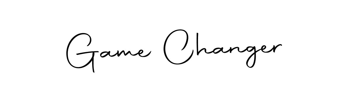 Also we have Game Changer name is the best signature style. Create professional handwritten signature collection using Autography-DOLnW autograph style. Game Changer signature style 10 images and pictures png