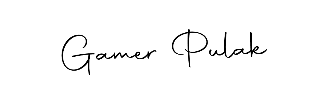 The best way (Autography-DOLnW) to make a short signature is to pick only two or three words in your name. The name Gamer Pulak include a total of six letters. For converting this name. Gamer Pulak signature style 10 images and pictures png