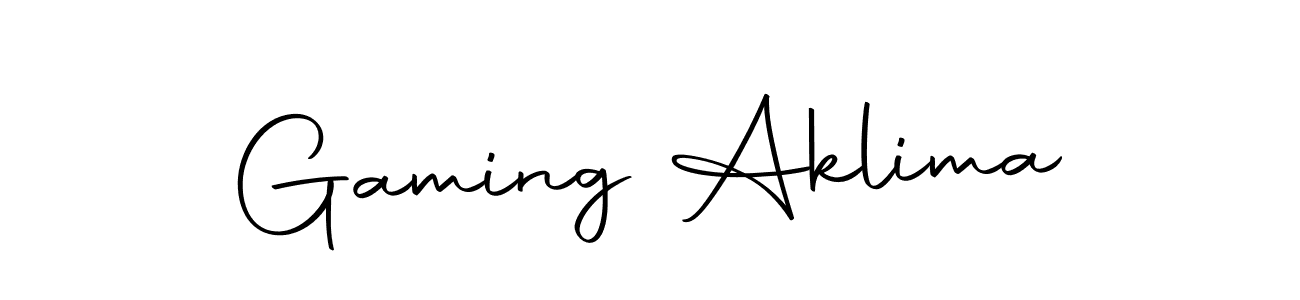 The best way (Autography-DOLnW) to make a short signature is to pick only two or three words in your name. The name Gaming Aklima include a total of six letters. For converting this name. Gaming Aklima signature style 10 images and pictures png