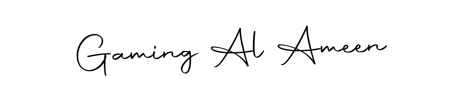 Make a short Gaming Al Ameen signature style. Manage your documents anywhere anytime using Autography-DOLnW. Create and add eSignatures, submit forms, share and send files easily. Gaming Al Ameen signature style 10 images and pictures png