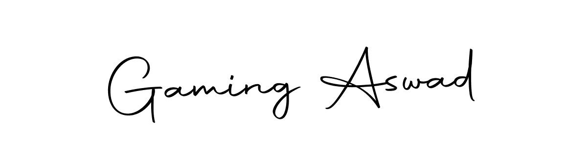 Gaming Aswad stylish signature style. Best Handwritten Sign (Autography-DOLnW) for my name. Handwritten Signature Collection Ideas for my name Gaming Aswad. Gaming Aswad signature style 10 images and pictures png