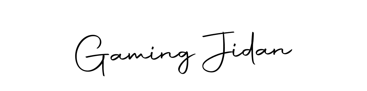 How to make Gaming Jidan name signature. Use Autography-DOLnW style for creating short signs online. This is the latest handwritten sign. Gaming Jidan signature style 10 images and pictures png
