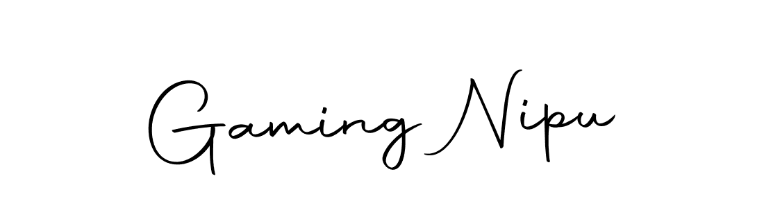 Check out images of Autograph of Gaming Nipu name. Actor Gaming Nipu Signature Style. Autography-DOLnW is a professional sign style online. Gaming Nipu signature style 10 images and pictures png