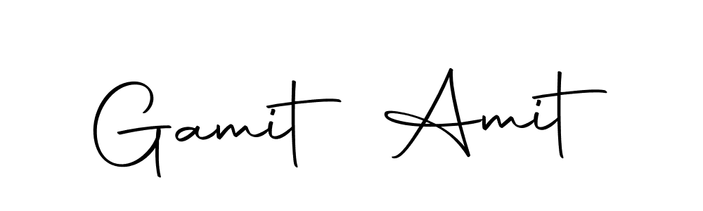 Create a beautiful signature design for name Gamit Amit. With this signature (Autography-DOLnW) fonts, you can make a handwritten signature for free. Gamit Amit signature style 10 images and pictures png