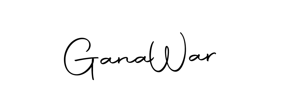 Use a signature maker to create a handwritten signature online. With this signature software, you can design (Autography-DOLnW) your own signature for name Gana  War. Gana  War signature style 10 images and pictures png