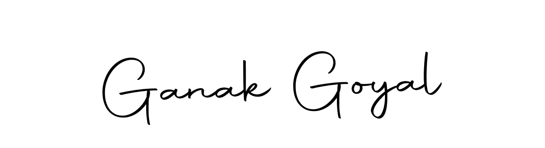 Here are the top 10 professional signature styles for the name Ganak Goyal. These are the best autograph styles you can use for your name. Ganak Goyal signature style 10 images and pictures png