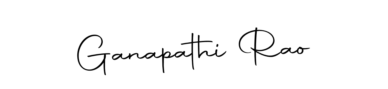 Design your own signature with our free online signature maker. With this signature software, you can create a handwritten (Autography-DOLnW) signature for name Ganapathi Rao. Ganapathi Rao signature style 10 images and pictures png
