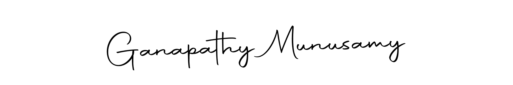 Make a beautiful signature design for name Ganapathy Munusamy. Use this online signature maker to create a handwritten signature for free. Ganapathy Munusamy signature style 10 images and pictures png