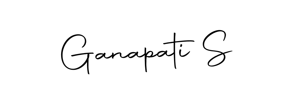 Design your own signature with our free online signature maker. With this signature software, you can create a handwritten (Autography-DOLnW) signature for name Ganapati S. Ganapati S signature style 10 images and pictures png