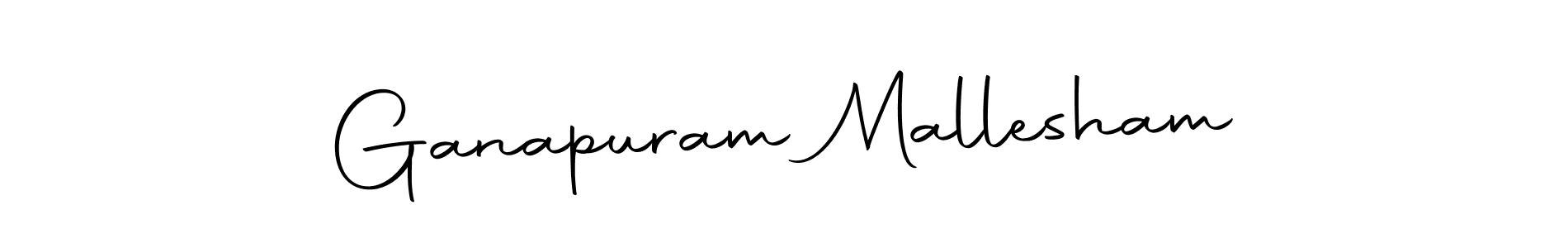 How to make Ganapuram Mallesham signature? Autography-DOLnW is a professional autograph style. Create handwritten signature for Ganapuram Mallesham name. Ganapuram Mallesham signature style 10 images and pictures png
