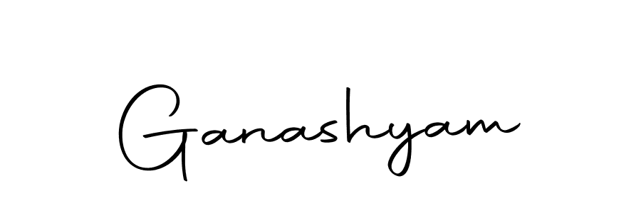 Use a signature maker to create a handwritten signature online. With this signature software, you can design (Autography-DOLnW) your own signature for name Ganashyam. Ganashyam signature style 10 images and pictures png