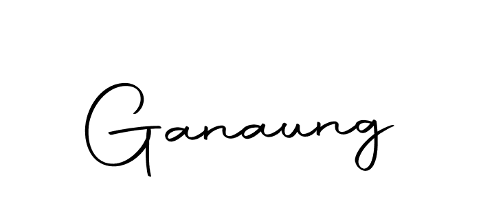 Design your own signature with our free online signature maker. With this signature software, you can create a handwritten (Autography-DOLnW) signature for name Ganaung. Ganaung signature style 10 images and pictures png