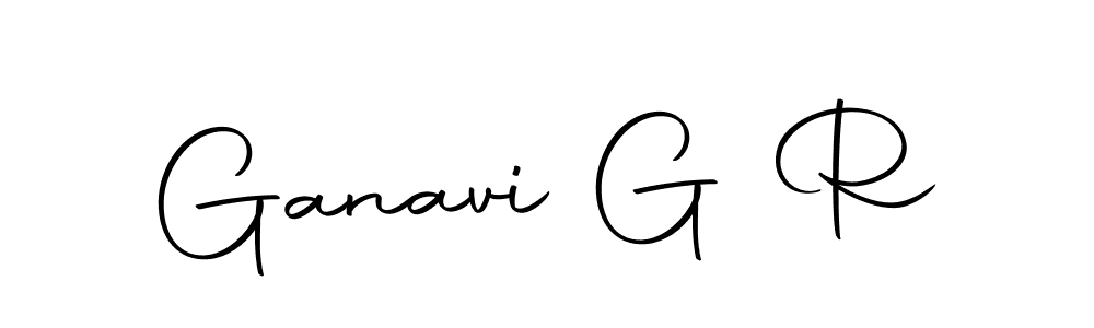 Make a beautiful signature design for name Ganavi G R. Use this online signature maker to create a handwritten signature for free. Ganavi G R signature style 10 images and pictures png