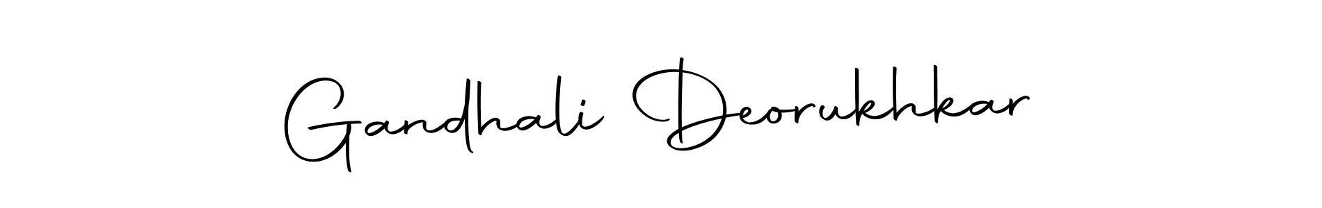 How to make Gandhali Deorukhkar name signature. Use Autography-DOLnW style for creating short signs online. This is the latest handwritten sign. Gandhali Deorukhkar signature style 10 images and pictures png