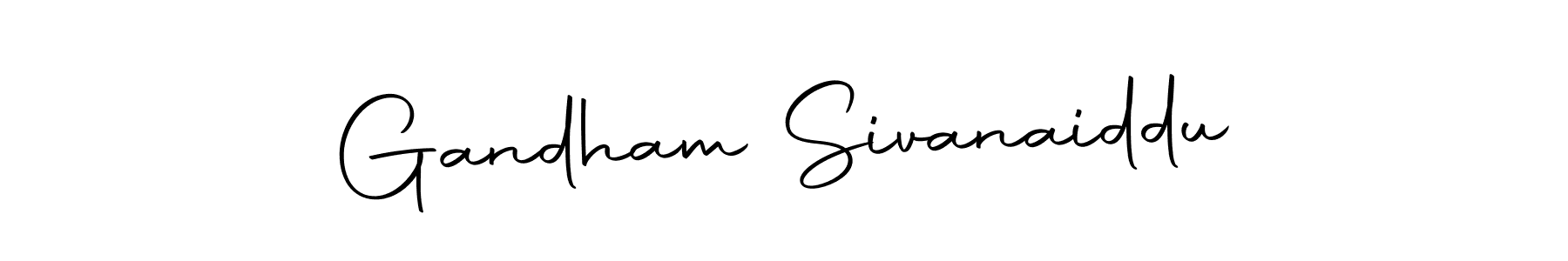 Gandham Sivanaiddu stylish signature style. Best Handwritten Sign (Autography-DOLnW) for my name. Handwritten Signature Collection Ideas for my name Gandham Sivanaiddu. Gandham Sivanaiddu signature style 10 images and pictures png