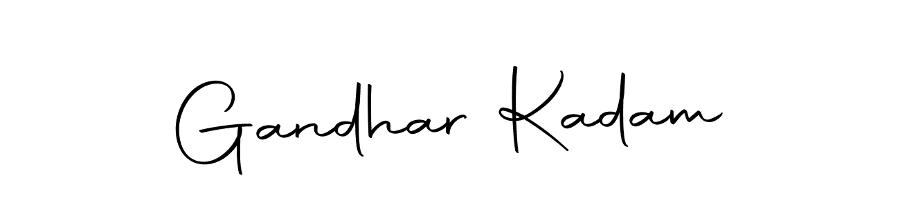 Design your own signature with our free online signature maker. With this signature software, you can create a handwritten (Autography-DOLnW) signature for name Gandhar Kadam. Gandhar Kadam signature style 10 images and pictures png