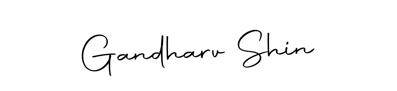 How to make Gandharv Shin name signature. Use Autography-DOLnW style for creating short signs online. This is the latest handwritten sign. Gandharv Shin signature style 10 images and pictures png