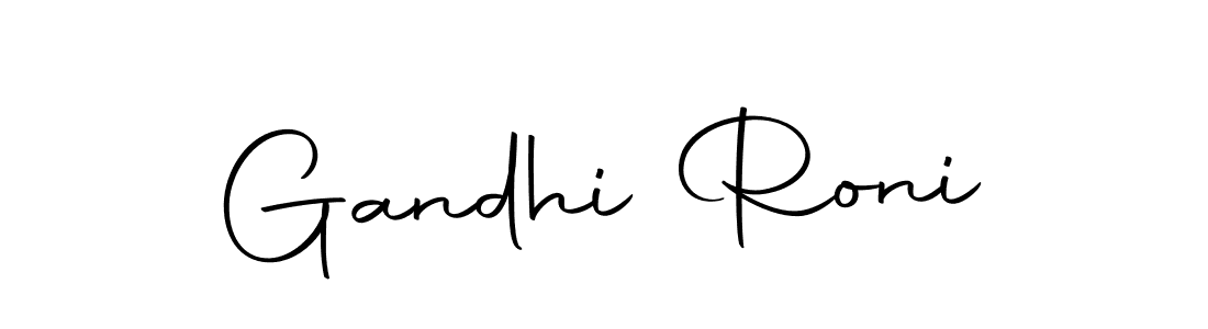 Gandhi Roni stylish signature style. Best Handwritten Sign (Autography-DOLnW) for my name. Handwritten Signature Collection Ideas for my name Gandhi Roni. Gandhi Roni signature style 10 images and pictures png