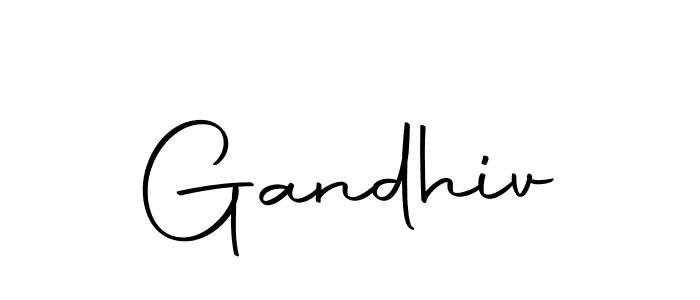 Gandhiv stylish signature style. Best Handwritten Sign (Autography-DOLnW) for my name. Handwritten Signature Collection Ideas for my name Gandhiv. Gandhiv signature style 10 images and pictures png