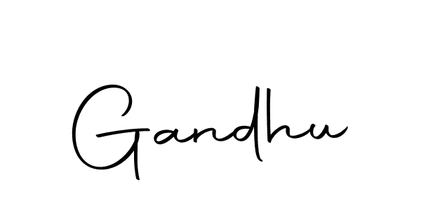 Make a beautiful signature design for name Gandhu. Use this online signature maker to create a handwritten signature for free. Gandhu signature style 10 images and pictures png