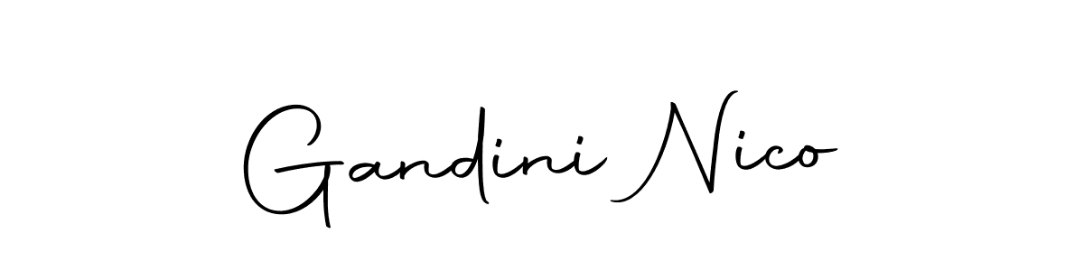 Use a signature maker to create a handwritten signature online. With this signature software, you can design (Autography-DOLnW) your own signature for name Gandini Nico. Gandini Nico signature style 10 images and pictures png