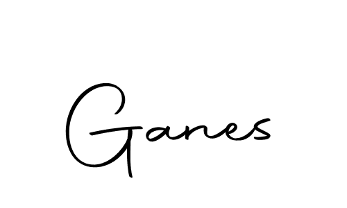 Create a beautiful signature design for name Ganes. With this signature (Autography-DOLnW) fonts, you can make a handwritten signature for free. Ganes signature style 10 images and pictures png