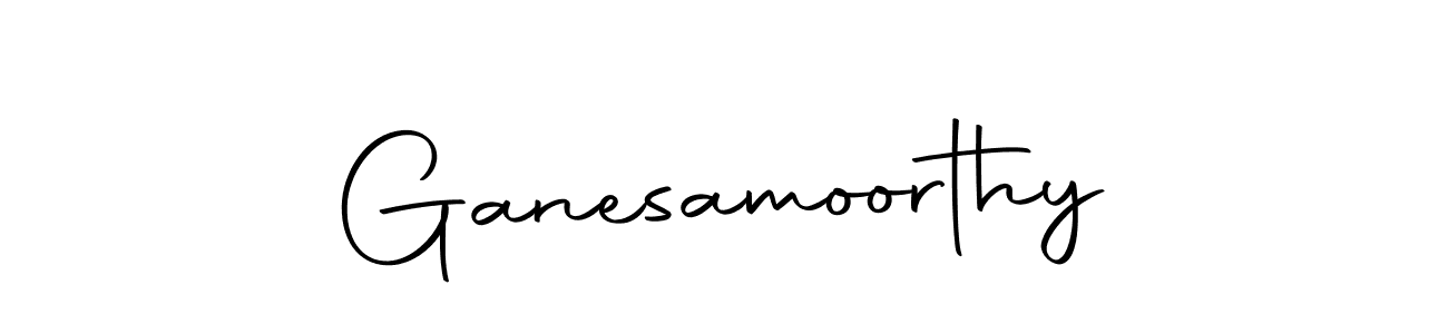 Design your own signature with our free online signature maker. With this signature software, you can create a handwritten (Autography-DOLnW) signature for name Ganesamoorthy. Ganesamoorthy signature style 10 images and pictures png