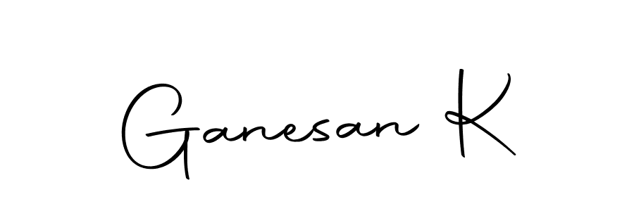 Make a short Ganesan K signature style. Manage your documents anywhere anytime using Autography-DOLnW. Create and add eSignatures, submit forms, share and send files easily. Ganesan K signature style 10 images and pictures png