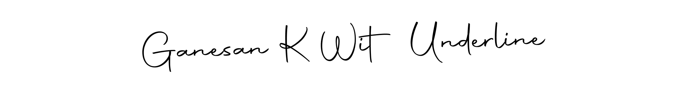 It looks lik you need a new signature style for name Ganesan K Wit Underline. Design unique handwritten (Autography-DOLnW) signature with our free signature maker in just a few clicks. Ganesan K Wit Underline signature style 10 images and pictures png
