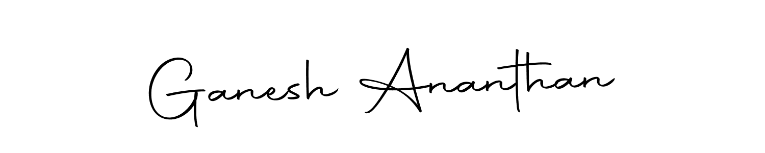 Use a signature maker to create a handwritten signature online. With this signature software, you can design (Autography-DOLnW) your own signature for name Ganesh Ananthan. Ganesh Ananthan signature style 10 images and pictures png