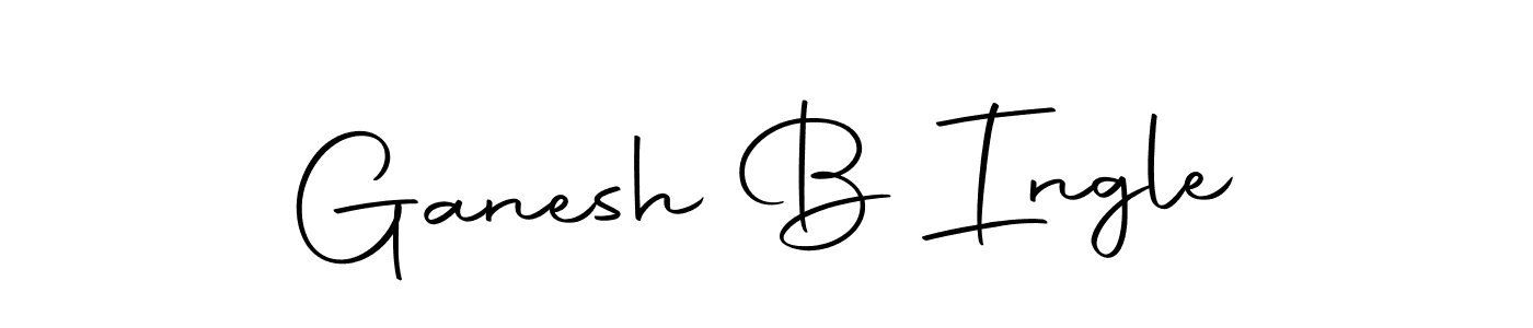 It looks lik you need a new signature style for name Ganesh B Ingle. Design unique handwritten (Autography-DOLnW) signature with our free signature maker in just a few clicks. Ganesh B Ingle signature style 10 images and pictures png