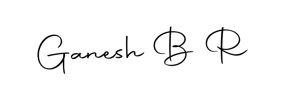 Create a beautiful signature design for name Ganesh B R. With this signature (Autography-DOLnW) fonts, you can make a handwritten signature for free. Ganesh B R signature style 10 images and pictures png