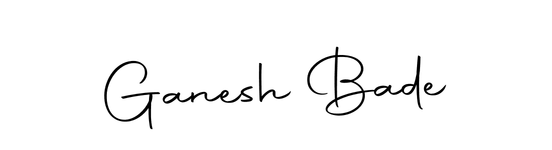 Similarly Autography-DOLnW is the best handwritten signature design. Signature creator online .You can use it as an online autograph creator for name Ganesh Bade. Ganesh Bade signature style 10 images and pictures png