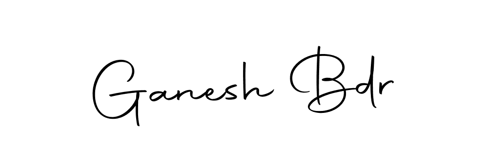 Make a beautiful signature design for name Ganesh Bdr. With this signature (Autography-DOLnW) style, you can create a handwritten signature for free. Ganesh Bdr signature style 10 images and pictures png