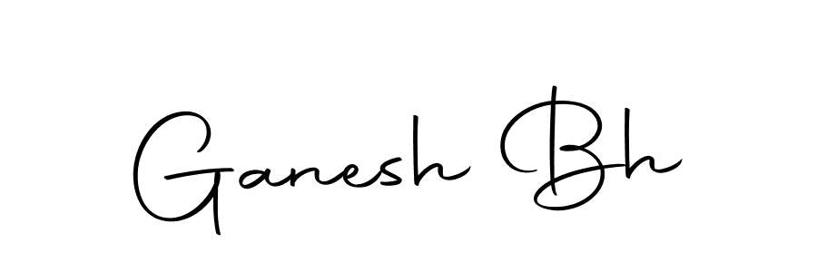 Create a beautiful signature design for name Ganesh Bh. With this signature (Autography-DOLnW) fonts, you can make a handwritten signature for free. Ganesh Bh signature style 10 images and pictures png
