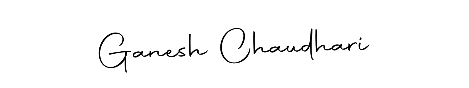 Design your own signature with our free online signature maker. With this signature software, you can create a handwritten (Autography-DOLnW) signature for name Ganesh Chaudhari. Ganesh Chaudhari signature style 10 images and pictures png