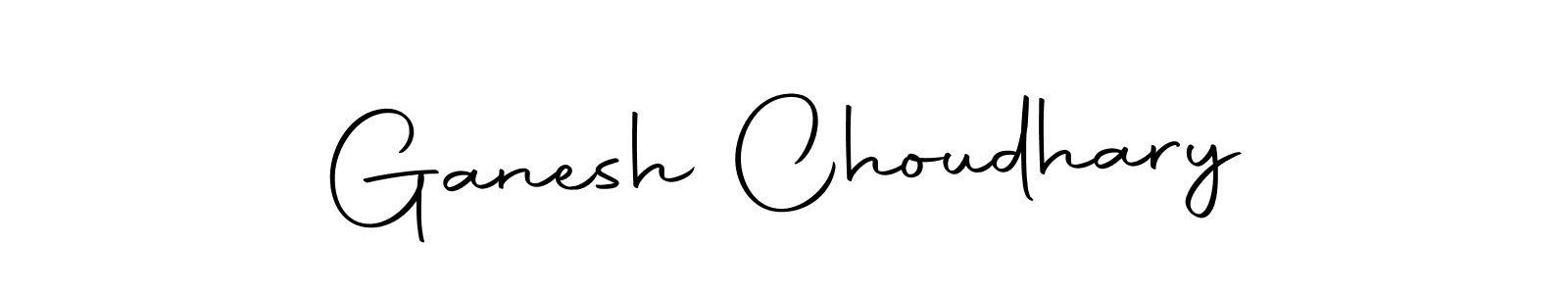 Design your own signature with our free online signature maker. With this signature software, you can create a handwritten (Autography-DOLnW) signature for name Ganesh Choudhary. Ganesh Choudhary signature style 10 images and pictures png