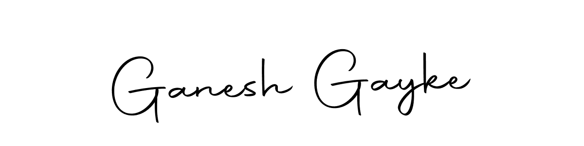 Make a beautiful signature design for name Ganesh Gayke. With this signature (Autography-DOLnW) style, you can create a handwritten signature for free. Ganesh Gayke signature style 10 images and pictures png