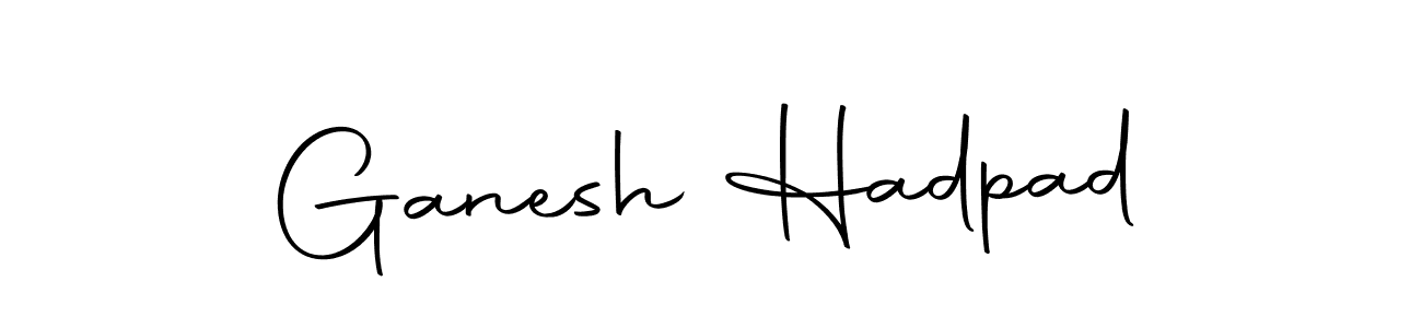 Also we have Ganesh Hadpad name is the best signature style. Create professional handwritten signature collection using Autography-DOLnW autograph style. Ganesh Hadpad signature style 10 images and pictures png