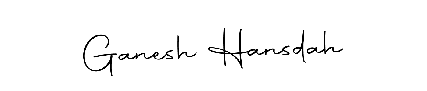 Make a short Ganesh Hansdah signature style. Manage your documents anywhere anytime using Autography-DOLnW. Create and add eSignatures, submit forms, share and send files easily. Ganesh Hansdah signature style 10 images and pictures png