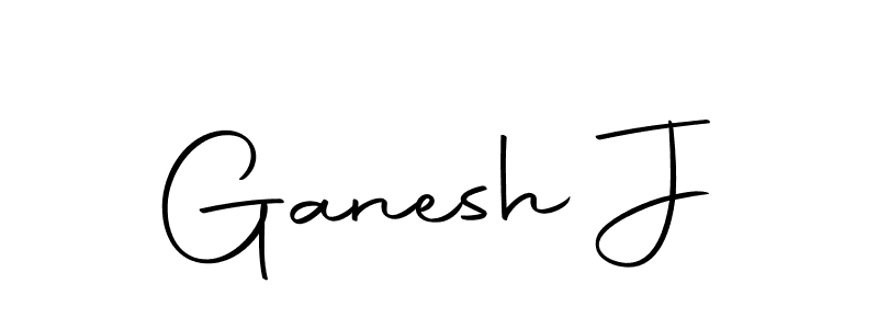 Use a signature maker to create a handwritten signature online. With this signature software, you can design (Autography-DOLnW) your own signature for name Ganesh J. Ganesh J signature style 10 images and pictures png