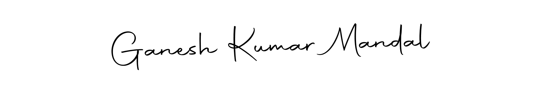 Make a beautiful signature design for name Ganesh Kumar Mandal. Use this online signature maker to create a handwritten signature for free. Ganesh Kumar Mandal signature style 10 images and pictures png