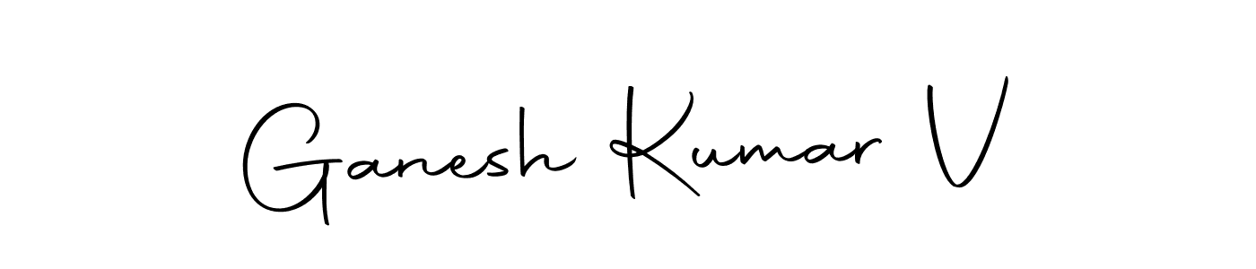 Make a beautiful signature design for name Ganesh Kumar V. Use this online signature maker to create a handwritten signature for free. Ganesh Kumar V signature style 10 images and pictures png