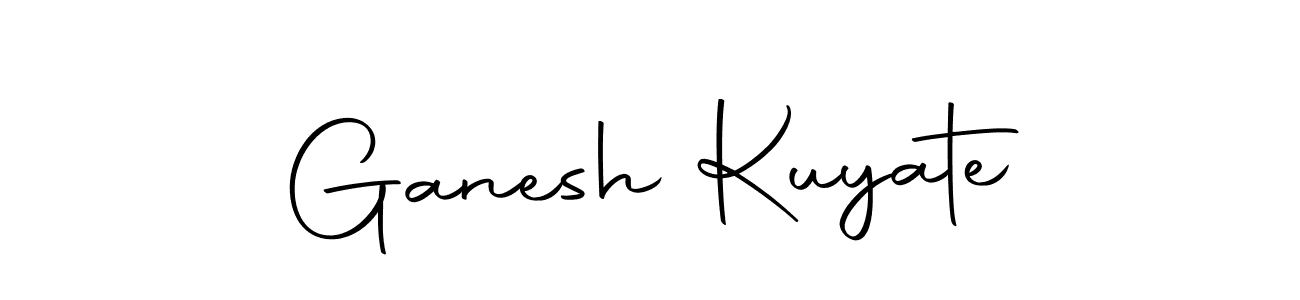 Create a beautiful signature design for name Ganesh Kuyate. With this signature (Autography-DOLnW) fonts, you can make a handwritten signature for free. Ganesh Kuyate signature style 10 images and pictures png