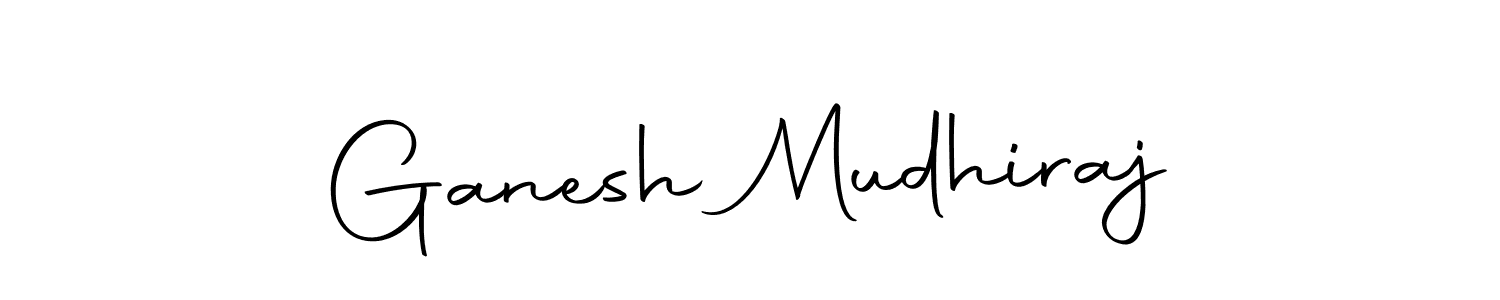 Ganesh Mudhiraj stylish signature style. Best Handwritten Sign (Autography-DOLnW) for my name. Handwritten Signature Collection Ideas for my name Ganesh Mudhiraj. Ganesh Mudhiraj signature style 10 images and pictures png