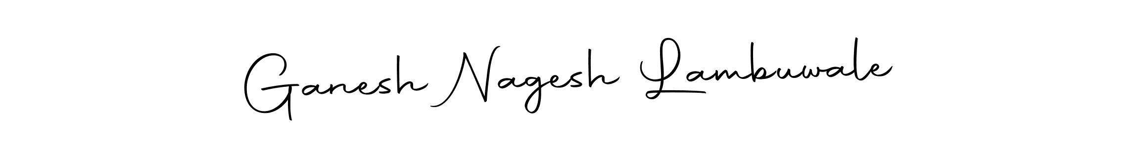 Design your own signature with our free online signature maker. With this signature software, you can create a handwritten (Autography-DOLnW) signature for name Ganesh Nagesh Lambuwale. Ganesh Nagesh Lambuwale signature style 10 images and pictures png