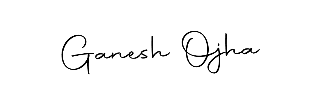 Create a beautiful signature design for name Ganesh Ojha. With this signature (Autography-DOLnW) fonts, you can make a handwritten signature for free. Ganesh Ojha signature style 10 images and pictures png