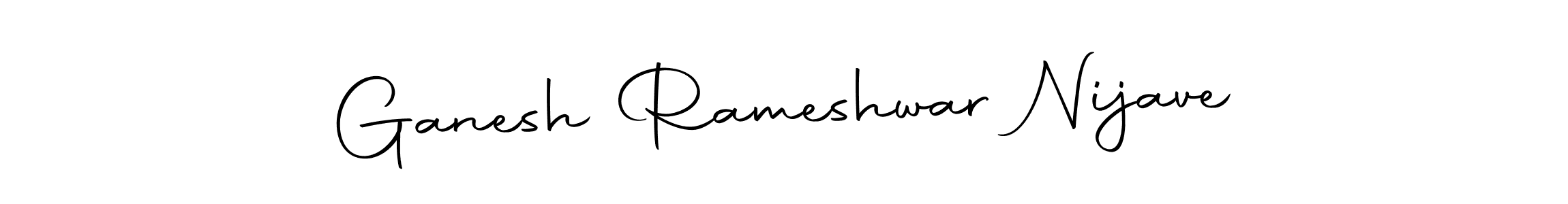 Make a beautiful signature design for name Ganesh Rameshwar Nijave. Use this online signature maker to create a handwritten signature for free. Ganesh Rameshwar Nijave signature style 10 images and pictures png