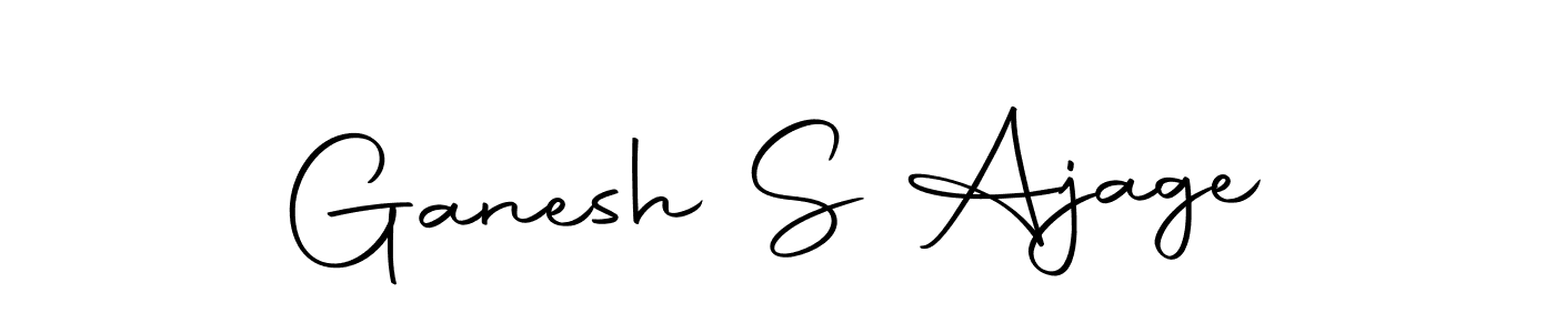 Make a beautiful signature design for name Ganesh S Ajage. Use this online signature maker to create a handwritten signature for free. Ganesh S Ajage signature style 10 images and pictures png